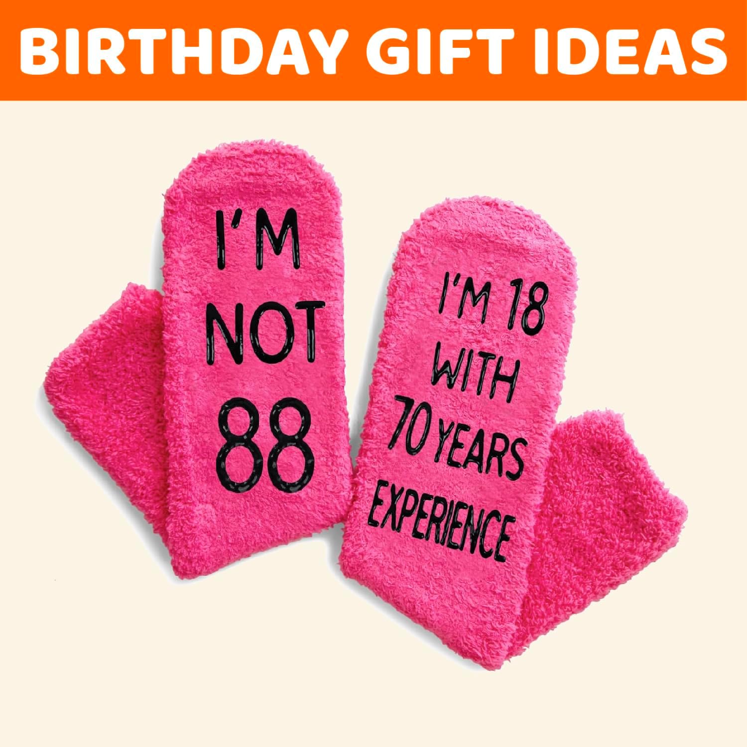 HAPPYPOP Birthday Gifts for Elderly Women - Birthday Socks for 86-89 Year Old Lady - Image 4