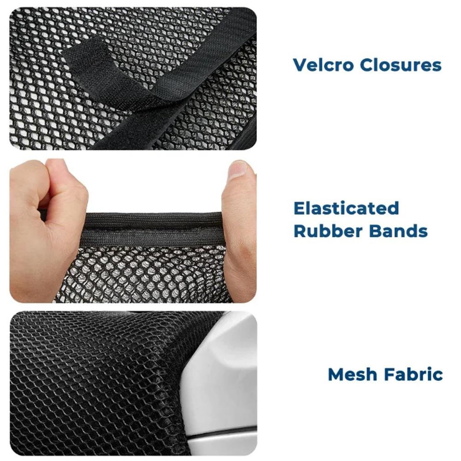 Housse De Selle Respirante Pour Moto Kawasaki J300 J125 - Protection Anti-UV Et Anti-glisse - Nylon Imperméable