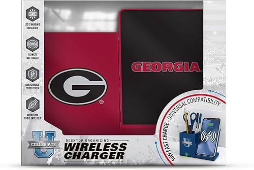 Miniatura 100 de SOAR NCAA - Soporte de carga inalámbrico unisex para teléfono celular y organizador de escritorio