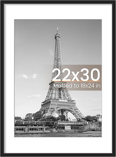 Vista 645 de upsimples - Portarretratos de 8.5 x 11 pulgadas, para fotos de 6 x 8 pulgadas con paspartú o de 8.5 x 11 pulgadas sin paspartú, marcos de fotos