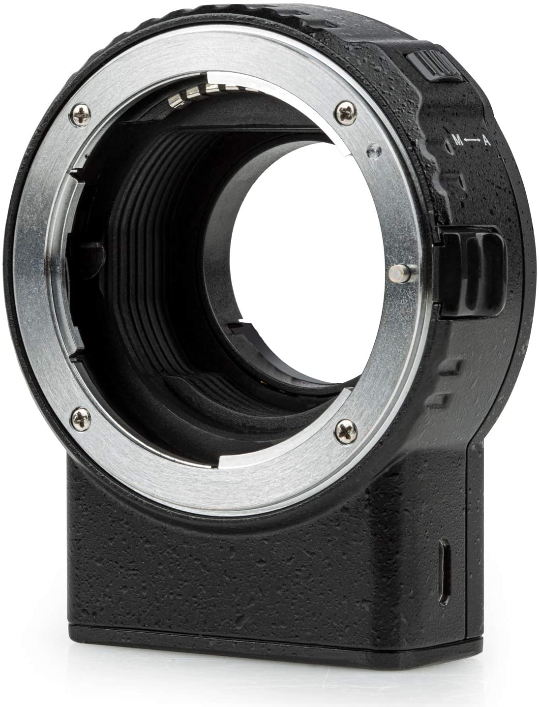 NF-M1 Adaptador de Lente metálica de Enfoque automático Compatible con Nikon Lente de Montaje F a cámara M4/3 Iumix/oIympus/bmpcc (Montaje MFT)