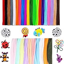Pack of 300 Pipe Cleaners Chenille Wire Colourful Bending Plush, 30 cm Pipe Cleaners Colourful for Crafts, 30 Colours Chenille Wire Pipe Wire for DIY Projects and Craft Decoration for Children (300