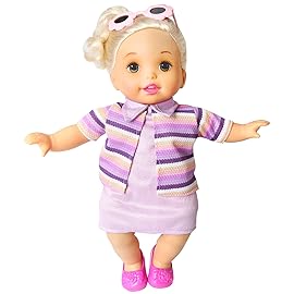BOBO clothes Set of 6 For 12-14-16 Inch Alive Lovely Baby Doll Clothes Dress Outfits Costumes Dolly Pretty Doll Cloth Handmade Girl Christmas Birthday Gift (16)