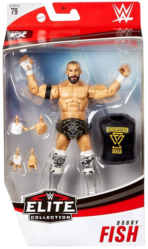 WWE フィギュア　ボビー・フィッシュ　他合計4体　マテルエリート WWE フィギュア ボビー・フィッシュ 他合計4体 マテルエリート