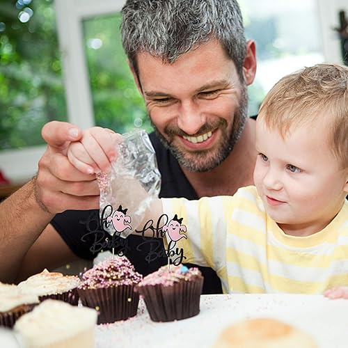 Miniatura 10 de Paquete de 24 adornos para cupcakes de Halloween, lápidas con purpurina, araña, abucheo, fantasma, bruja, magdalenas, calavera, murciélago,