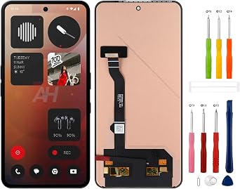 LCD Display Replacement Compatible with Nothing Phone 3A Nothing Phone 3A Pro/Nothing CMF Phone 2 Pro Touch Screen Digitizer Assembly with Repair Tools