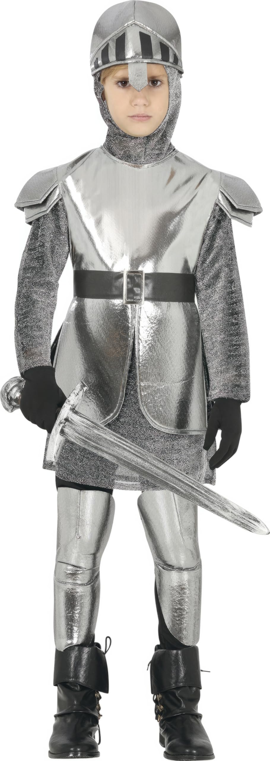 Fiestas Guirca Knight in Armour Fancy Dress Costume Boy Age 7 - 9 Years
