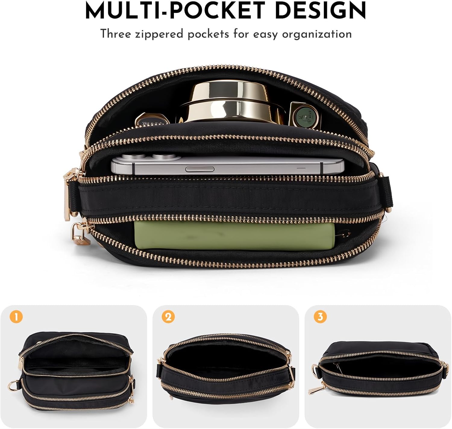 Belt Bag Crossbody Fanny Packs for Women leopard Small Purses Waist Bags with Adjustable Shoulder Strap