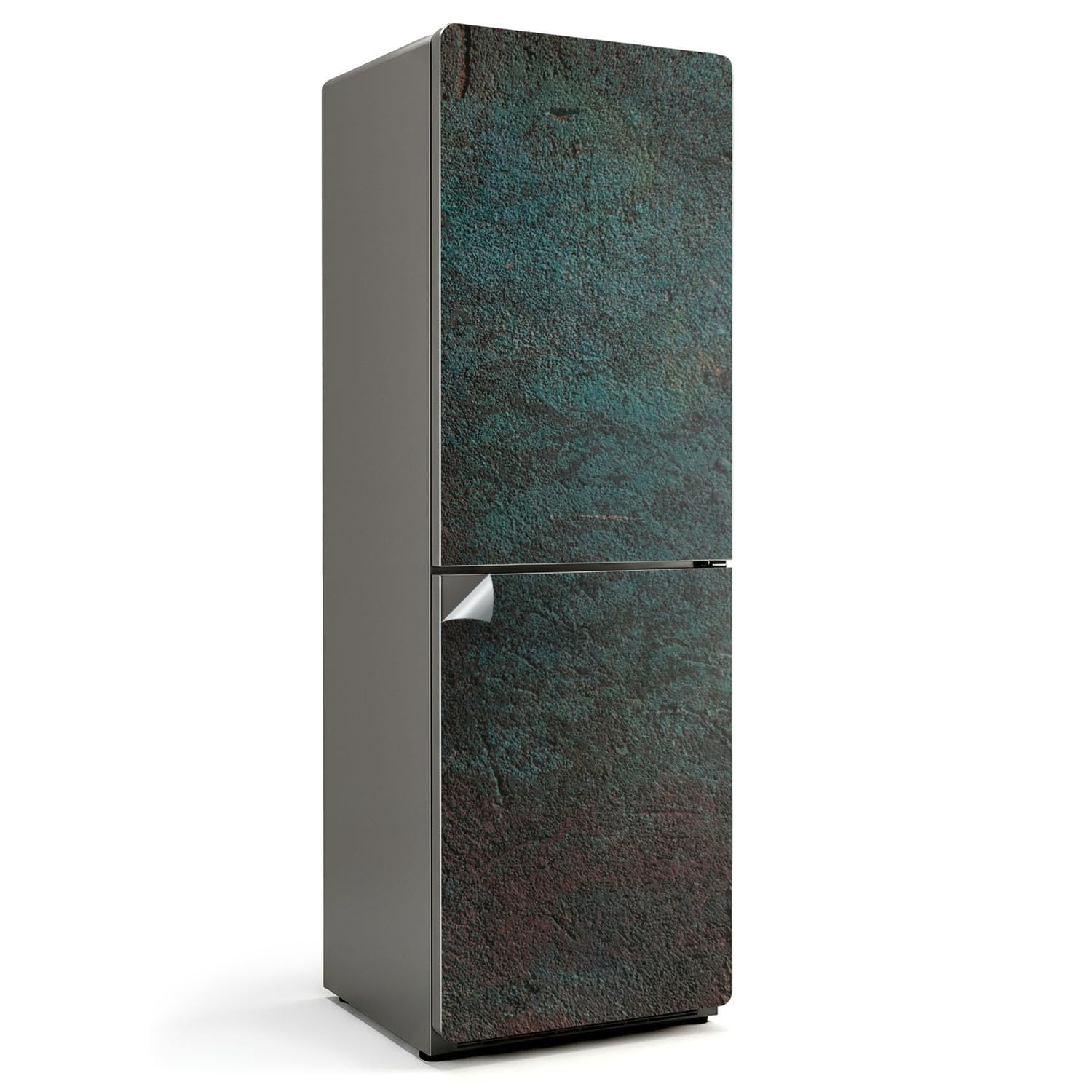 Sticker frigo 60x180 anti-rayures pour masquer les défauts de votre grand réfrigérateur