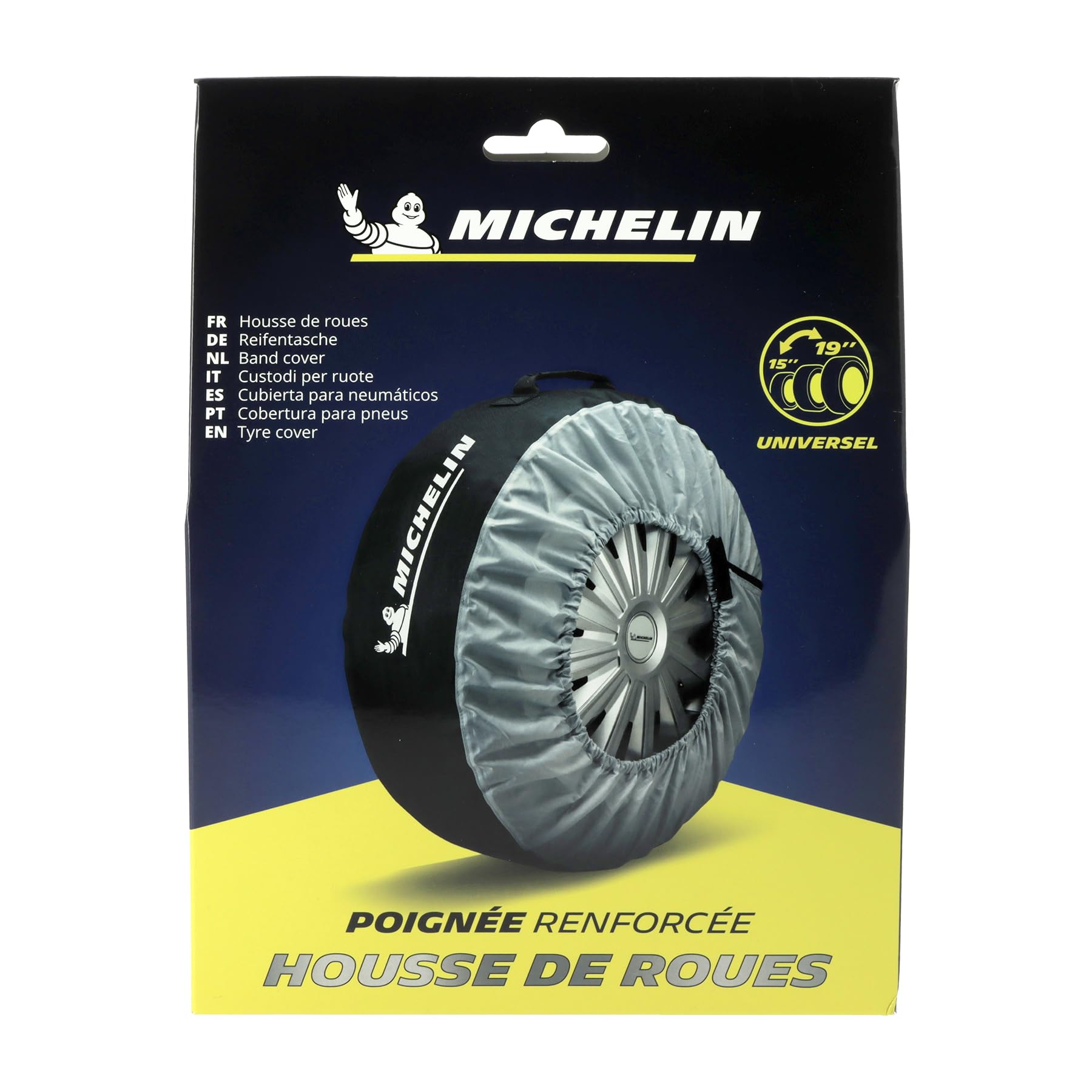 Michelin 9099 Osłona Koła, Czarny/Niebieski, 15 x 10 x 10 cm