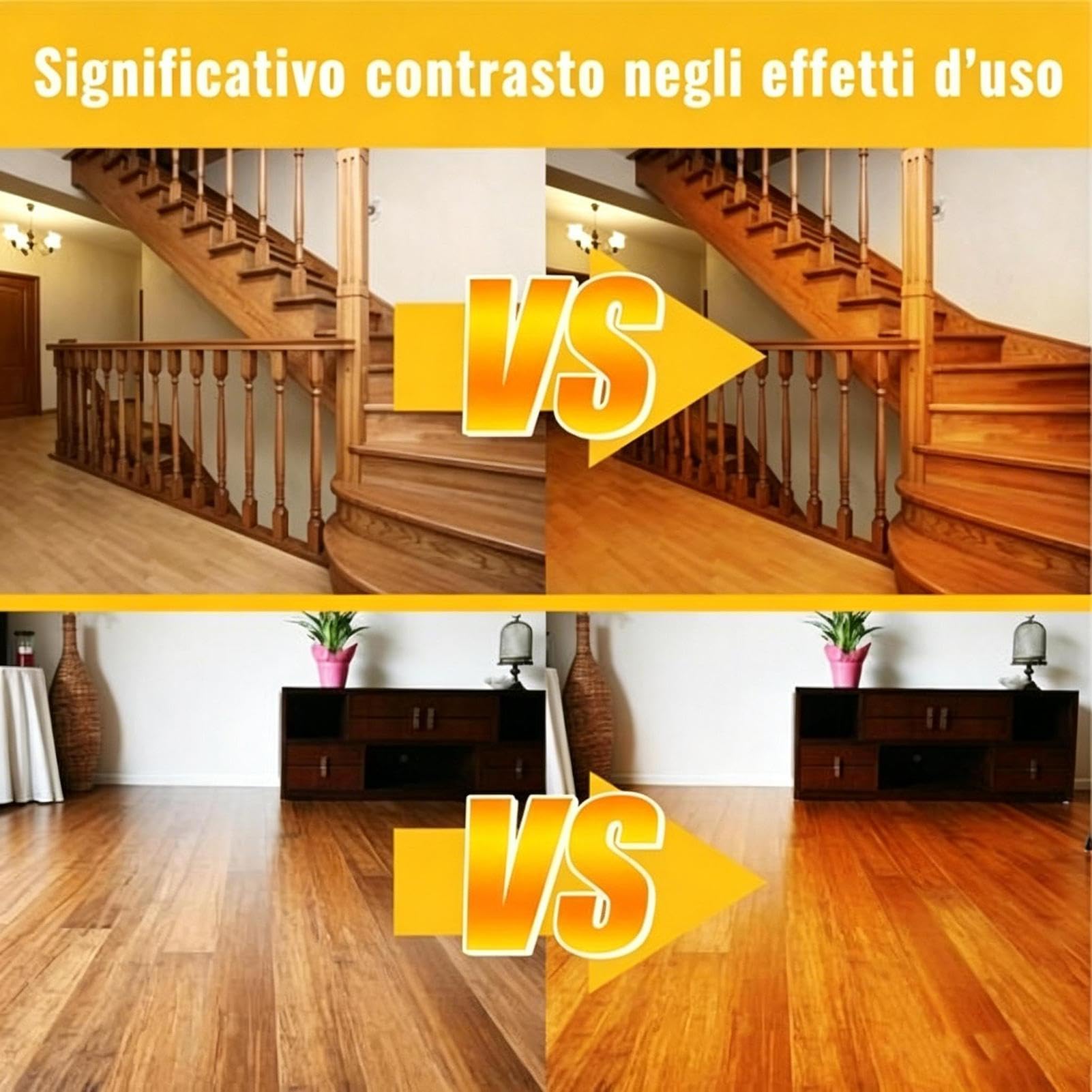 Bee's Wax Agente Lucidante Per Mobili 2pcs 100ml Con Spugna
