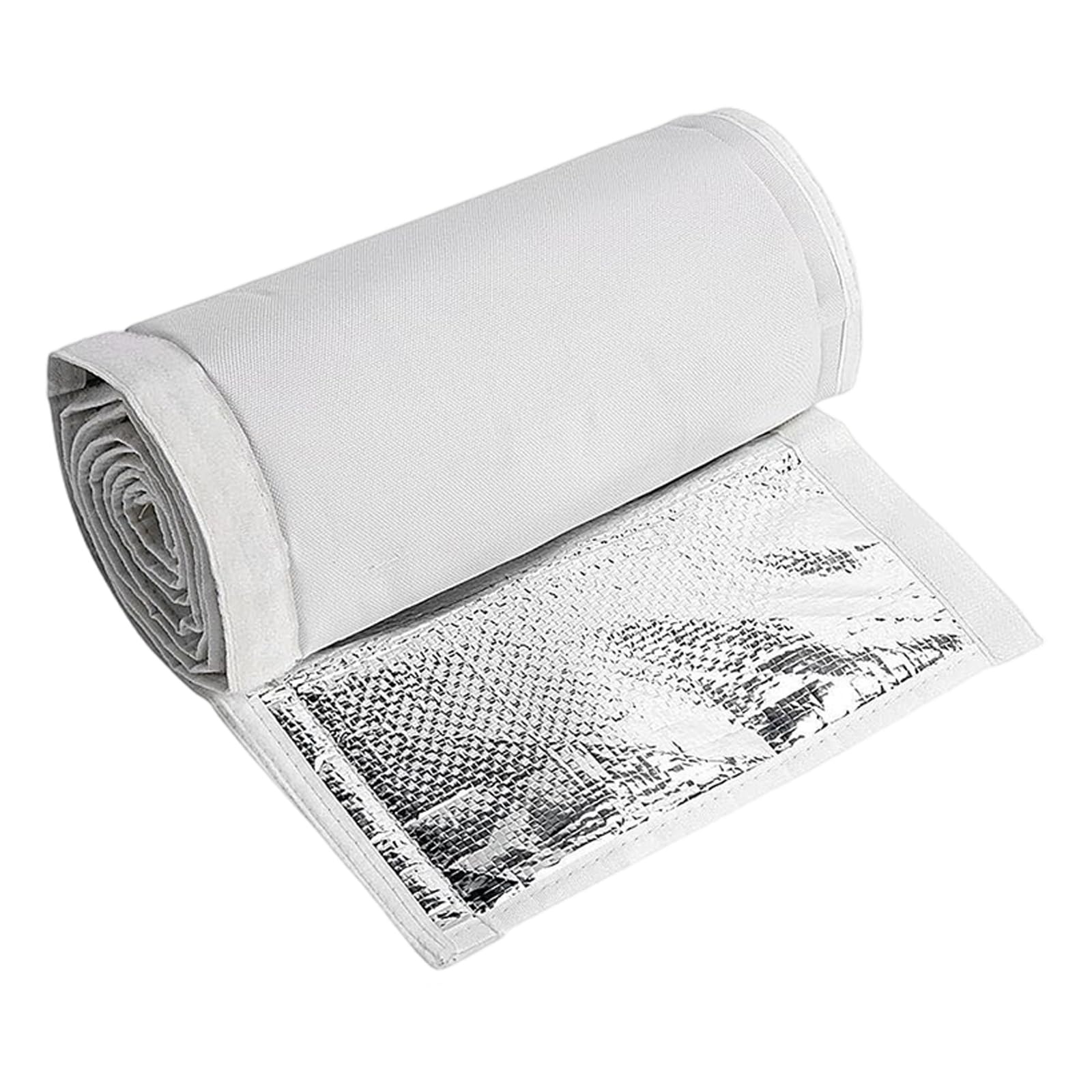 Tfaoys White Insulation Protector Waterproof Outdoor Pipe Insulation Cover Copper Duct Sleeve For Air Conditioning Copper Duct Hvac Pipe Cover