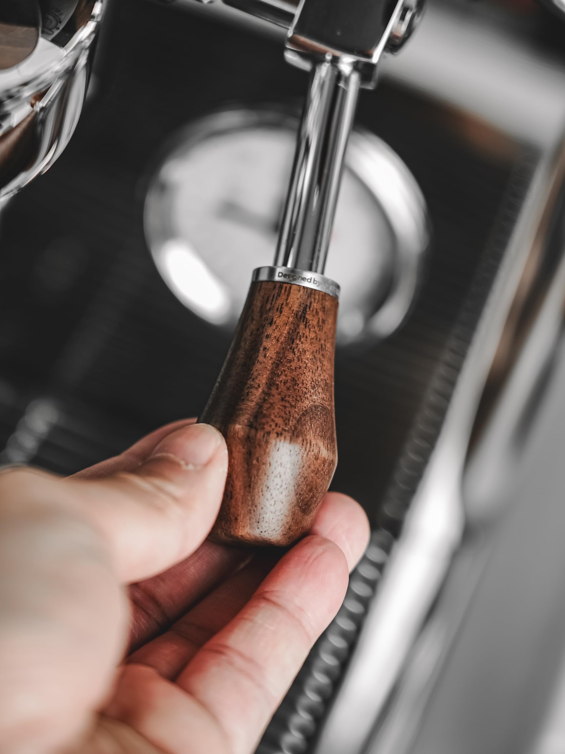 Normcore E61 Brew Control Lever Knob, M8 Thread, American Walnut