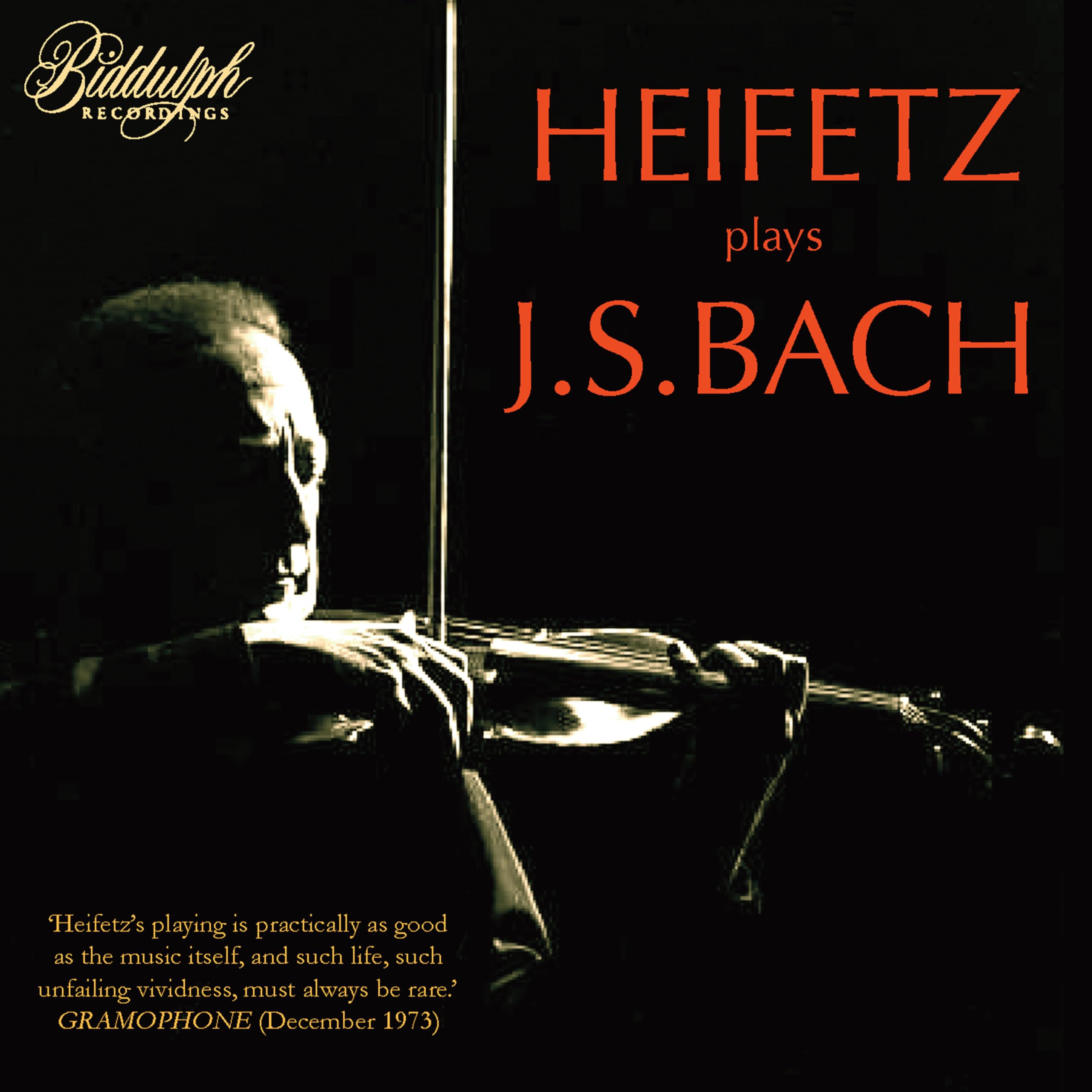 Jascha Heifetz plays J. S. Bach