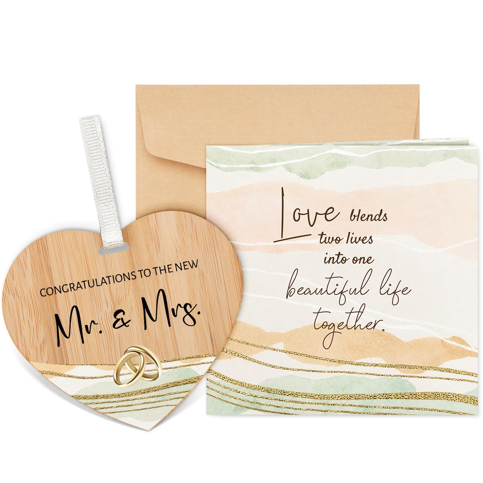 Tulolvae Wedding Card Gifts, Engagement Marriage Presents for Couple — image 1