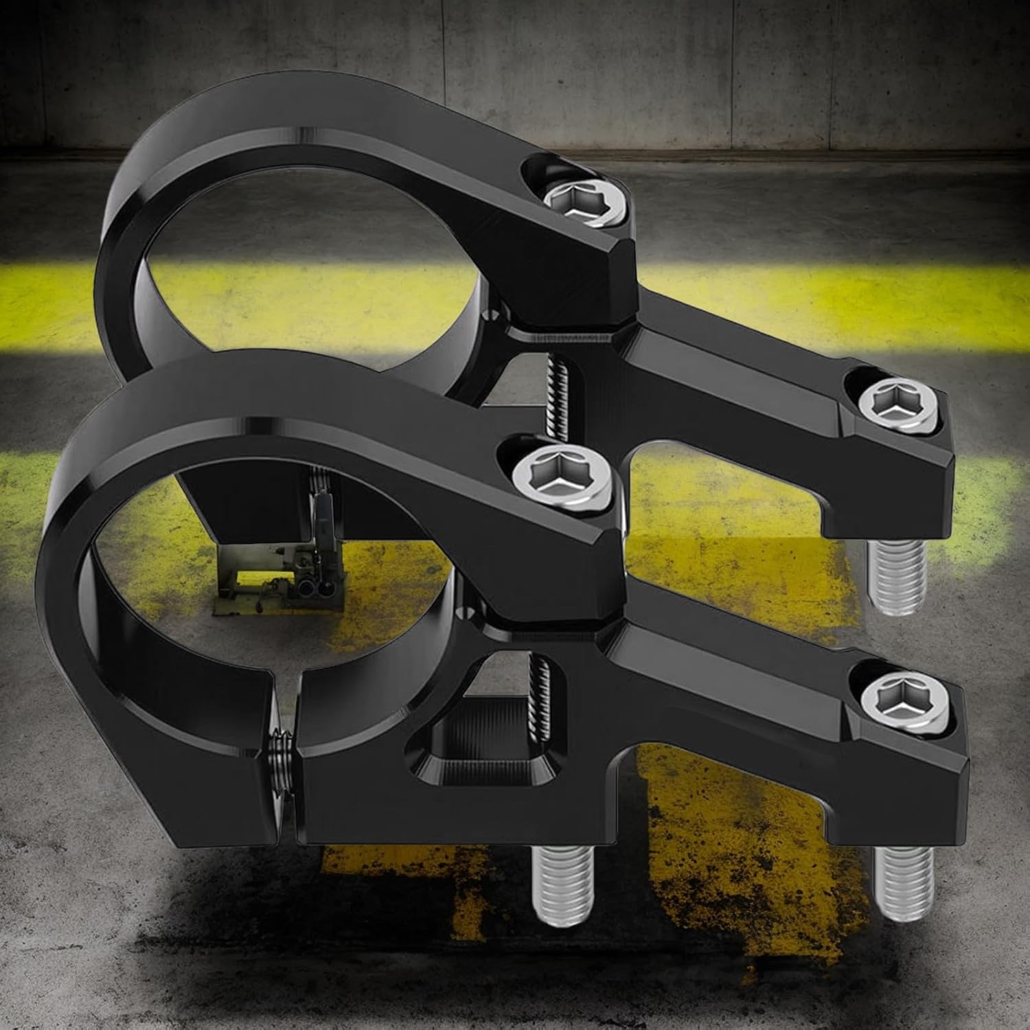 Direct Mount Bike Stem, Mountain Bike Direct Mount Stem - Heavy Duty Aluminum Alloy Riding Gear for Beginners Enthusiasts Adults