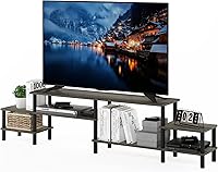 Vista 11 de Furinno 11191BK THE Centro de Entretenimiento Soporte para TV, Negro