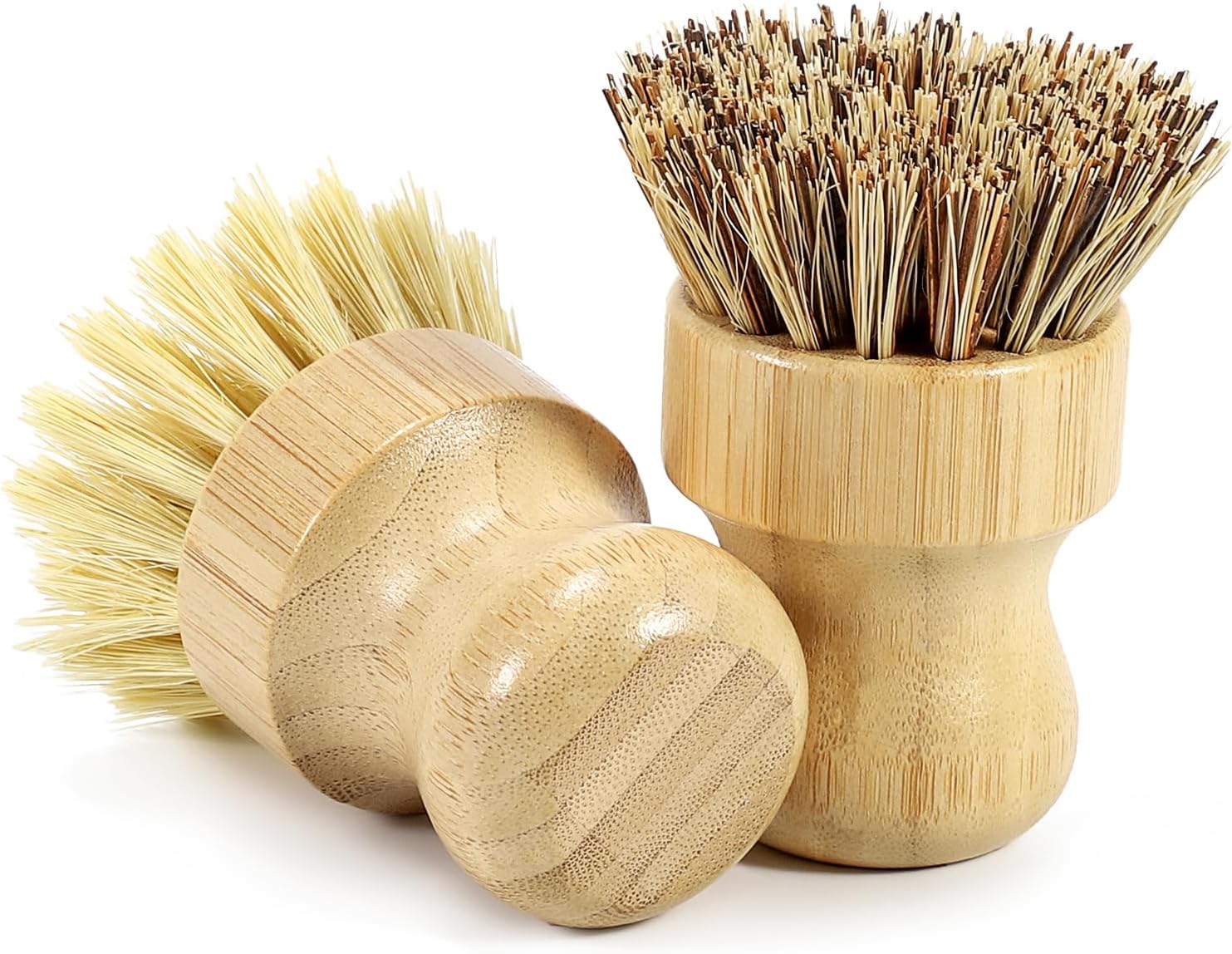 DEBETOOL Bamboo Dish Brush, 2-Pack
