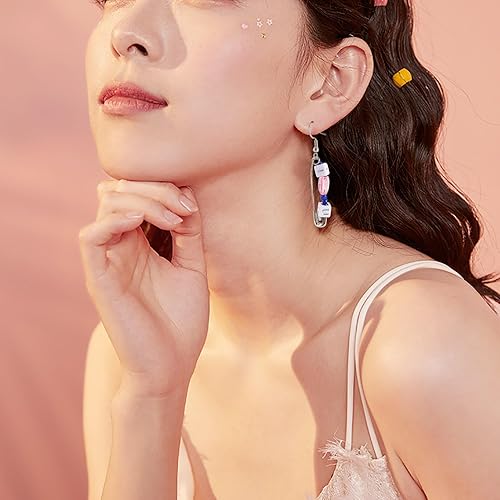 Vista 145 de FASHEWELRY 300 cuentas de letras acrílicas blancas de 0.236 x 0.236 pulgadas (0.236 x 0.236 in), cuentas del alfabeto para hacer pulseras