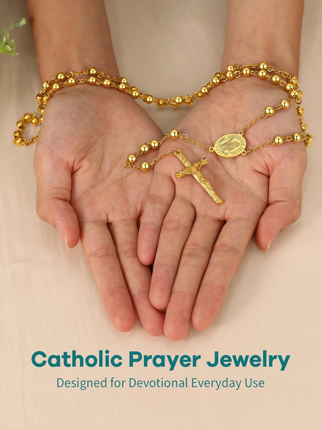 Supcare Rosary for Men Women Catholic Necklace Rosary Beads,Customized (with Gift Packing) - Image 7