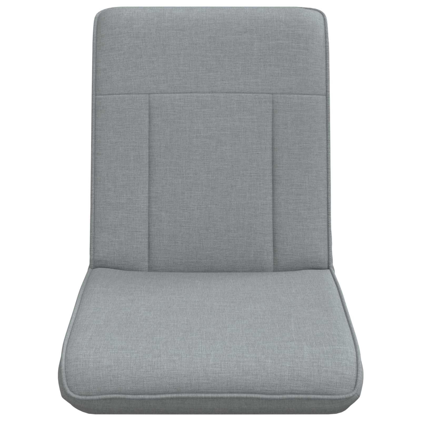Regulowane krzesło podłogowe, jasnoszare materiał z oparciem wielopozycyjnym, wyściełane, ergonomiczne, składane, przenośne, do salonu, sypialni, medytacji, czytania, gier
