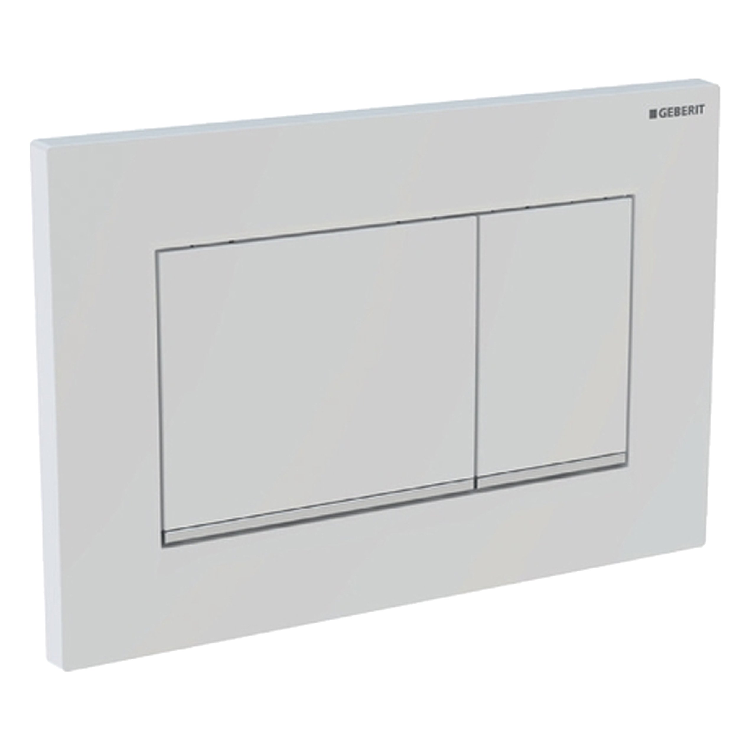 Geberit 115.883.KJ.1 Platte mit 2 Tasten Sigma 30, Grau
