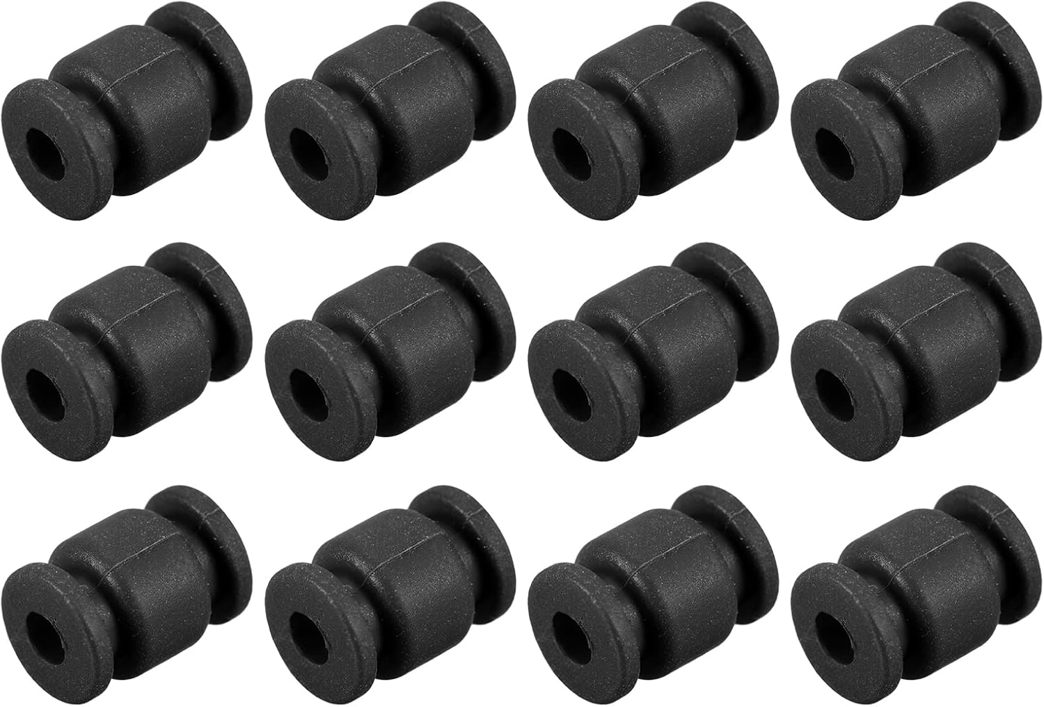 MECCANIXITY Anti-Vibration Shock Absorption Damping Rubber Balls M3.5x13mm for RC Quadcopter FPV Gimbal Camera Mount (Black/Pack of 24)