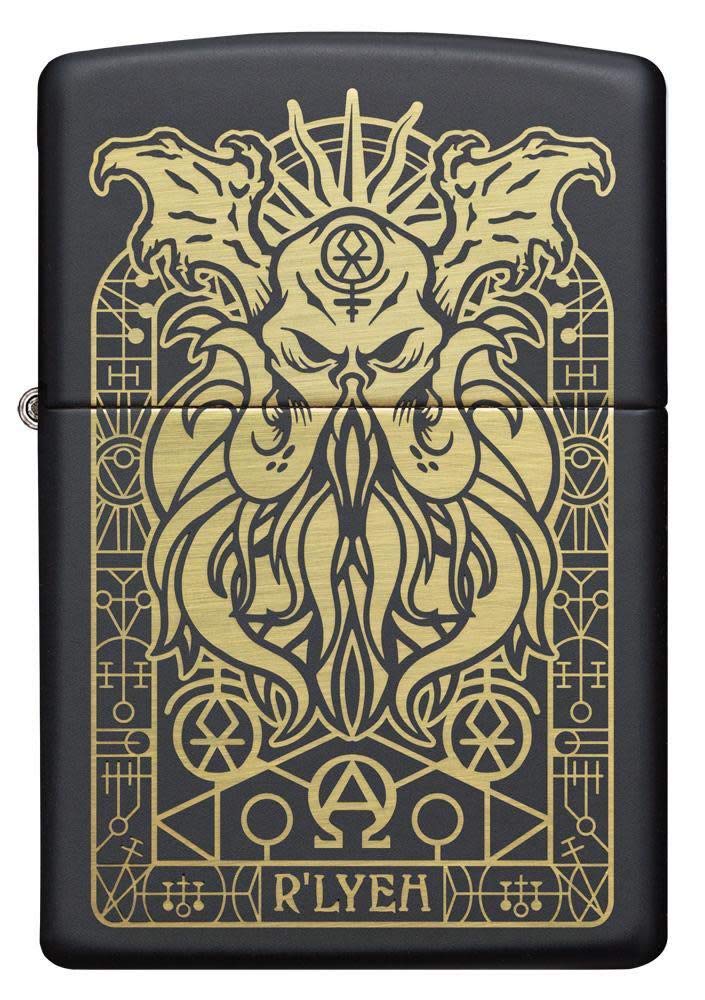 Amazon.co.jp: Zippo 29965 Monster Design Black Matte Pocket