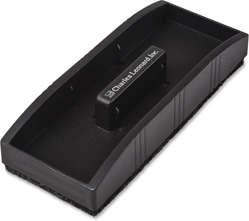 Borrador magnético para pizarra blanca Charles Leonard (74530) | Borrador de pizarra magnética | Característica magnética sólida y ergonómica | Borrador ideal para pizarras blancas