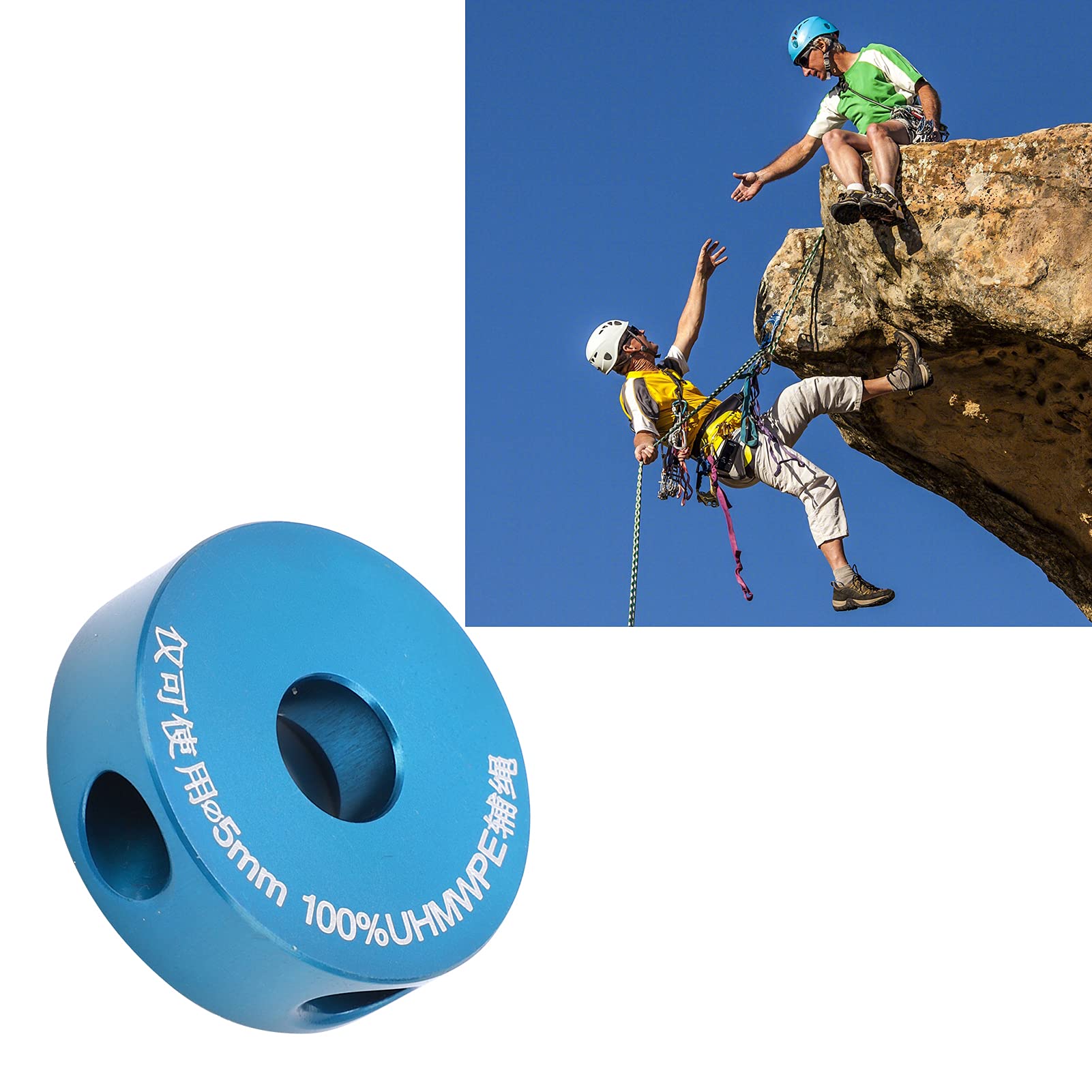 Leapiture 8mm 12KN Rock Rock Climbing Anchor Hanger Plate Climbing Hanger Plate Aluminum Alloy Anchors Point Equipment for Outdoor Climbing Rescue Scenarios