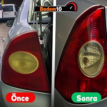 Badem10 Far Temizleme Parlatma Su Zımpara Seti A4 Boyutunda 500