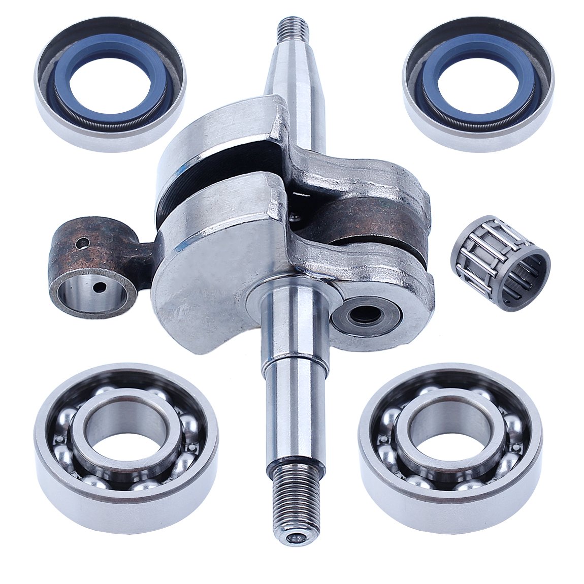 Kit del Motor del Sello de Aceite del cojinete de Bolas del Eje del cigüeñal para Husqvarna 268 61 66 266 272 272XP Piezas del Motor de la Motosierra