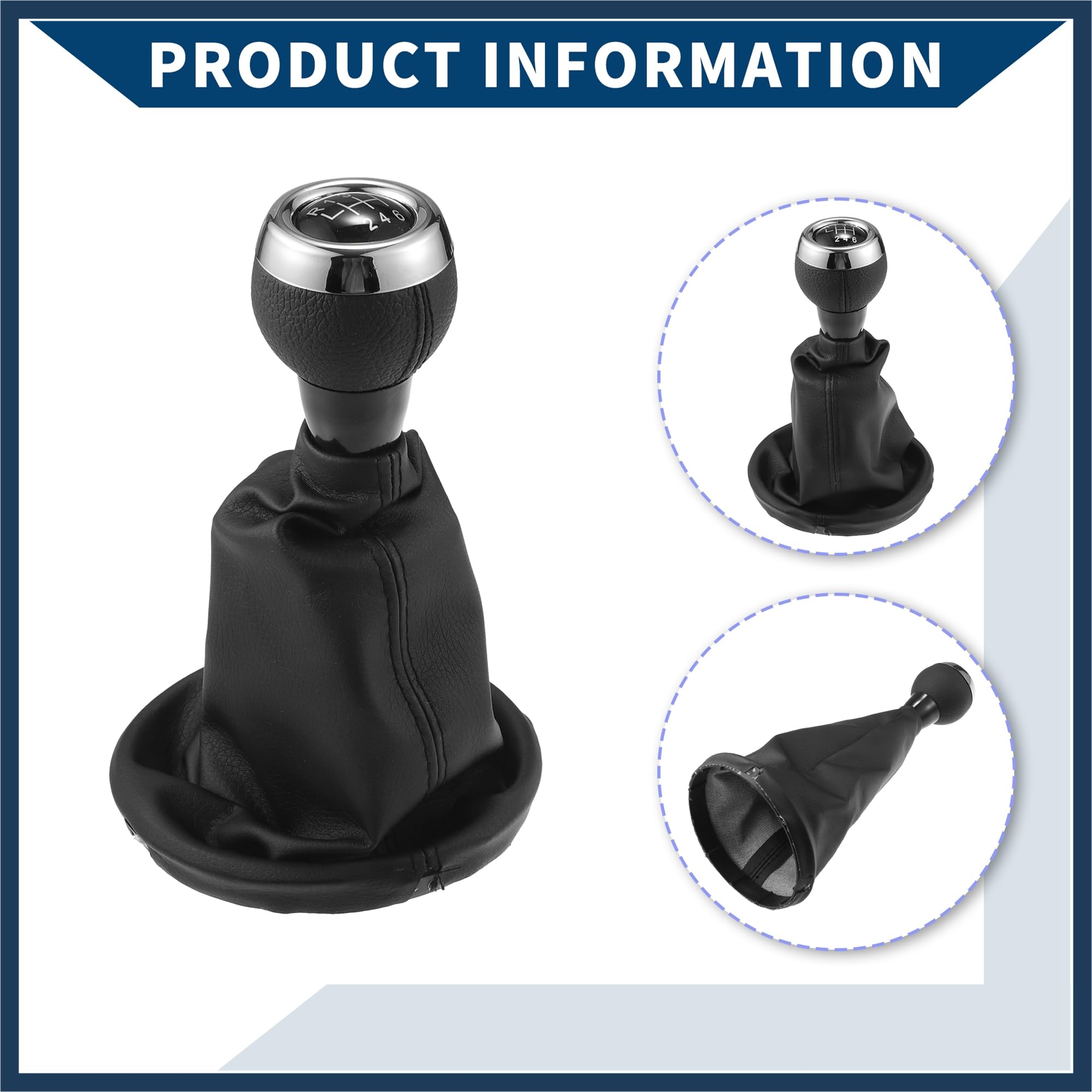 Amazon.com: INFINAUTO 6 Speed Gear Shift Knob with Dust Cover for