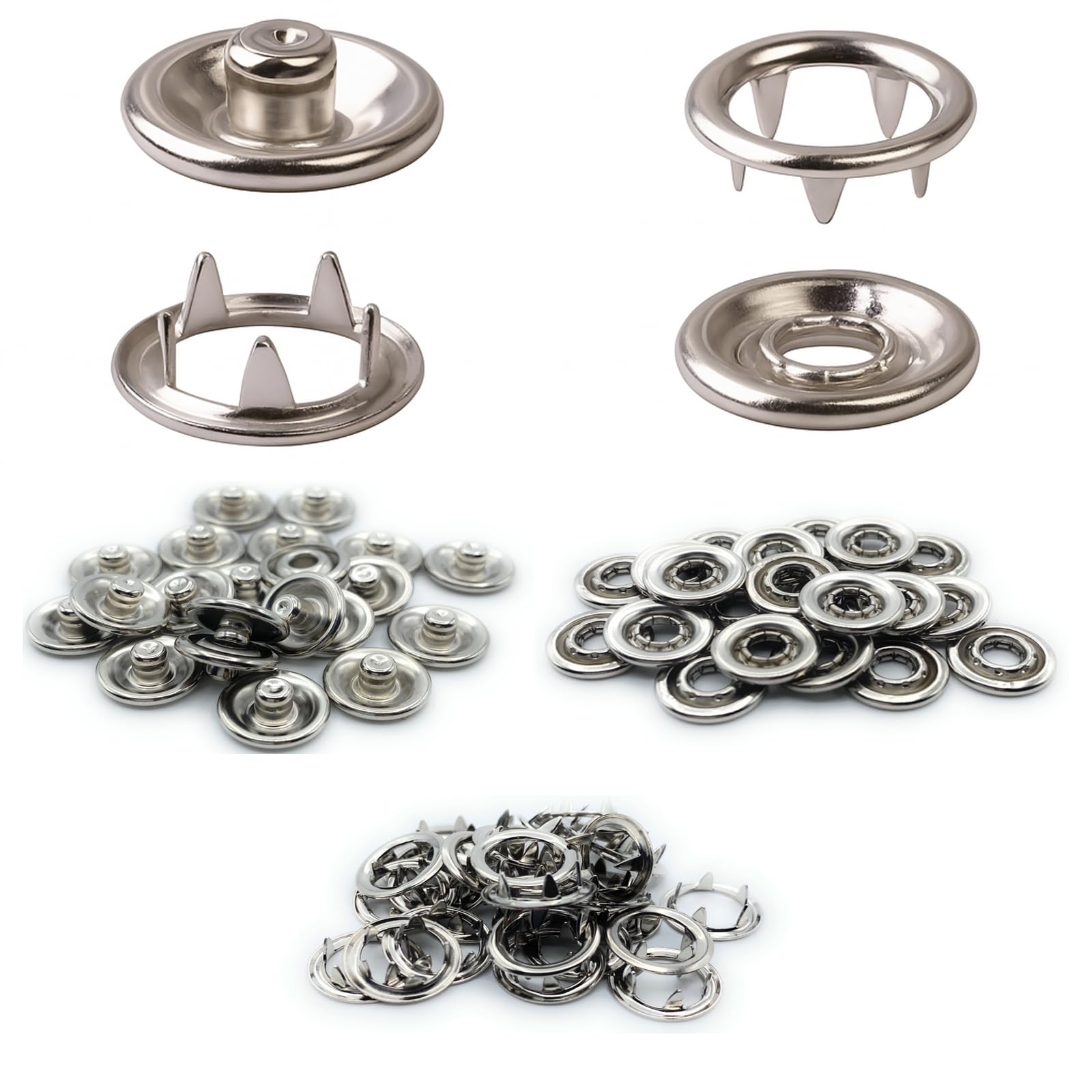 Amazon.co.jp: スナップボタン 10mm 50組セット 工具で取付簡単 Amazon.co.jp: スナップボタン 10mm 50組セット 工具で取付簡単