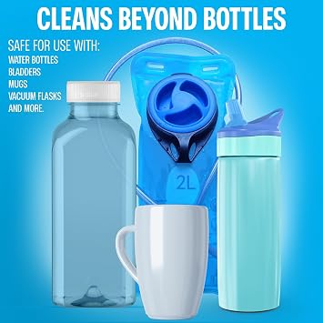Sudstainables Water Bottle Cleaning Tablets 36-Pack | Chlorine-Free & Odor-Control Formula | Water Bottle Cleaner, Flasks, Hydration Packs & Travel Mugs | Washer Tablets for Home, Hiking & Camping