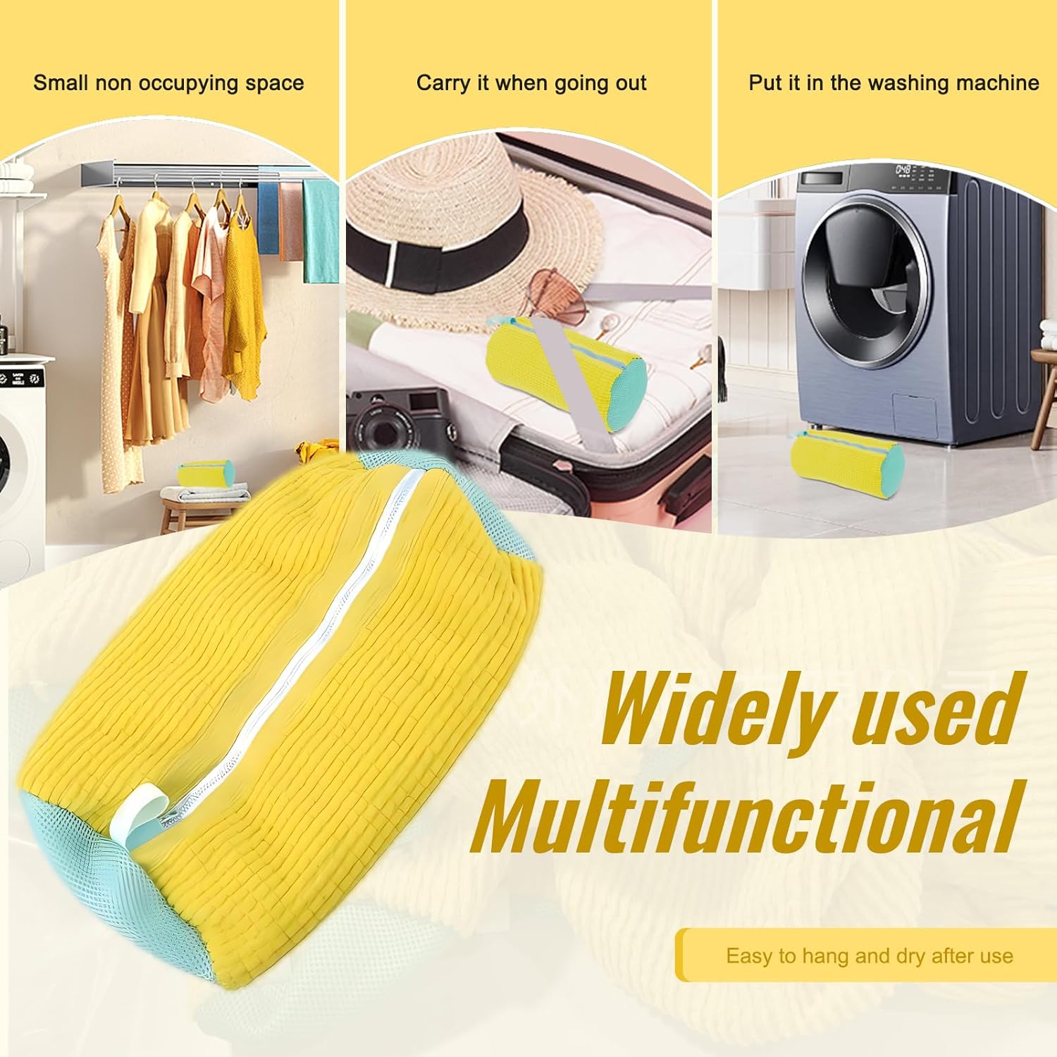 Wohlstand 2 pieces Borsa per la biancheria,Borsa per scarpe per lavatrice,Sacchetti per scarpe,Lavatrice Scarpe Borse,Borsa per scarpe riutilizzabili per lavatrice,Adatto a tutte le scarpe