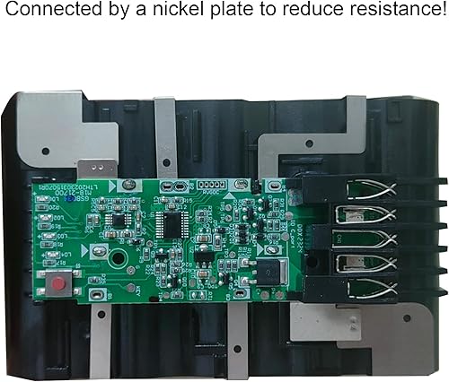 Miniatura 4 de 6Ah 10C21700 - Piezas de repuesto para caja de batería Milwaukee M18 48-11-1865 48-11-1880, kit de reparación de batería rota, piezas de bricolaje,