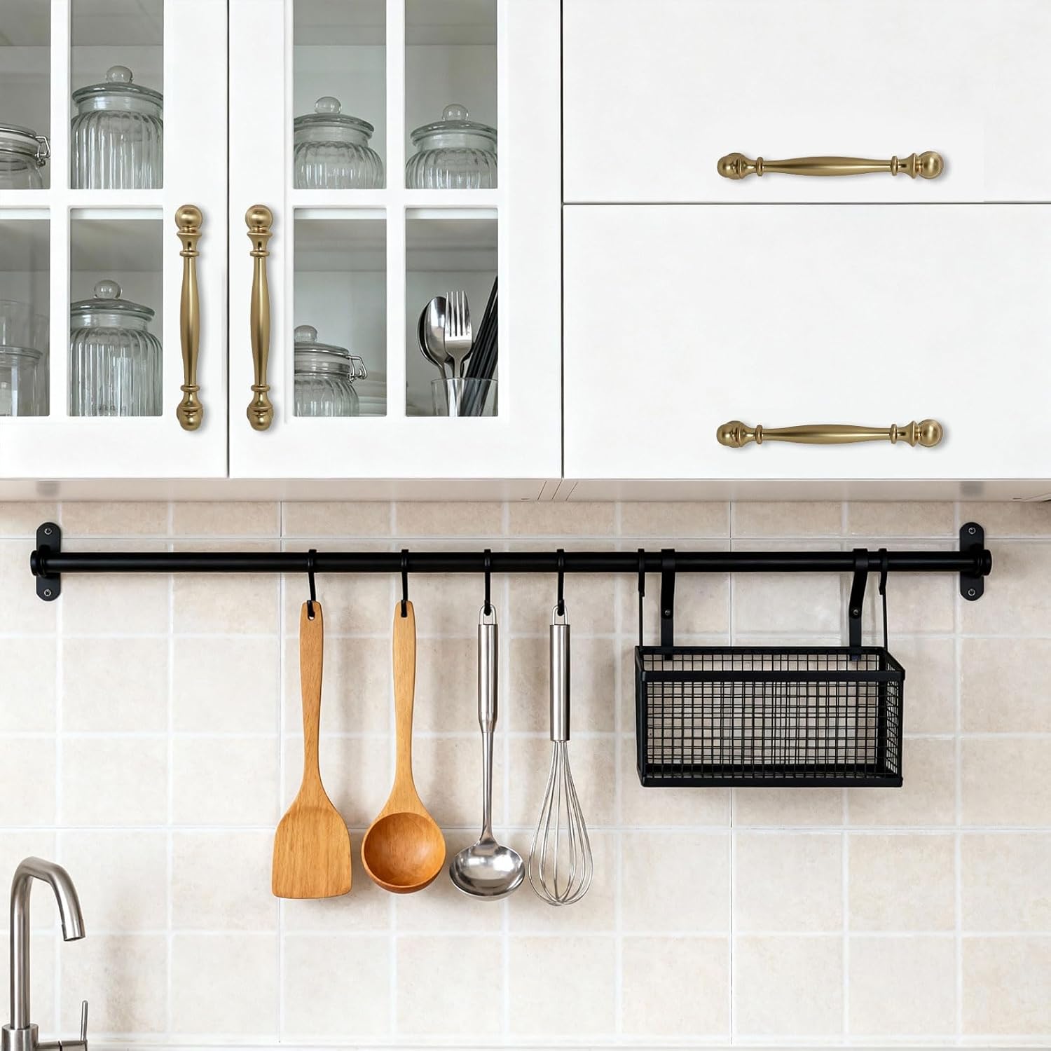 10 Pack 5 inch Champagne Bronze Kitchen Cabinet Handles Cabinet Pulls Gold Drawer Pulls Kitchen Cabinet Hardware Handles Dresser Handles Drawer Pulls Dresser Handles