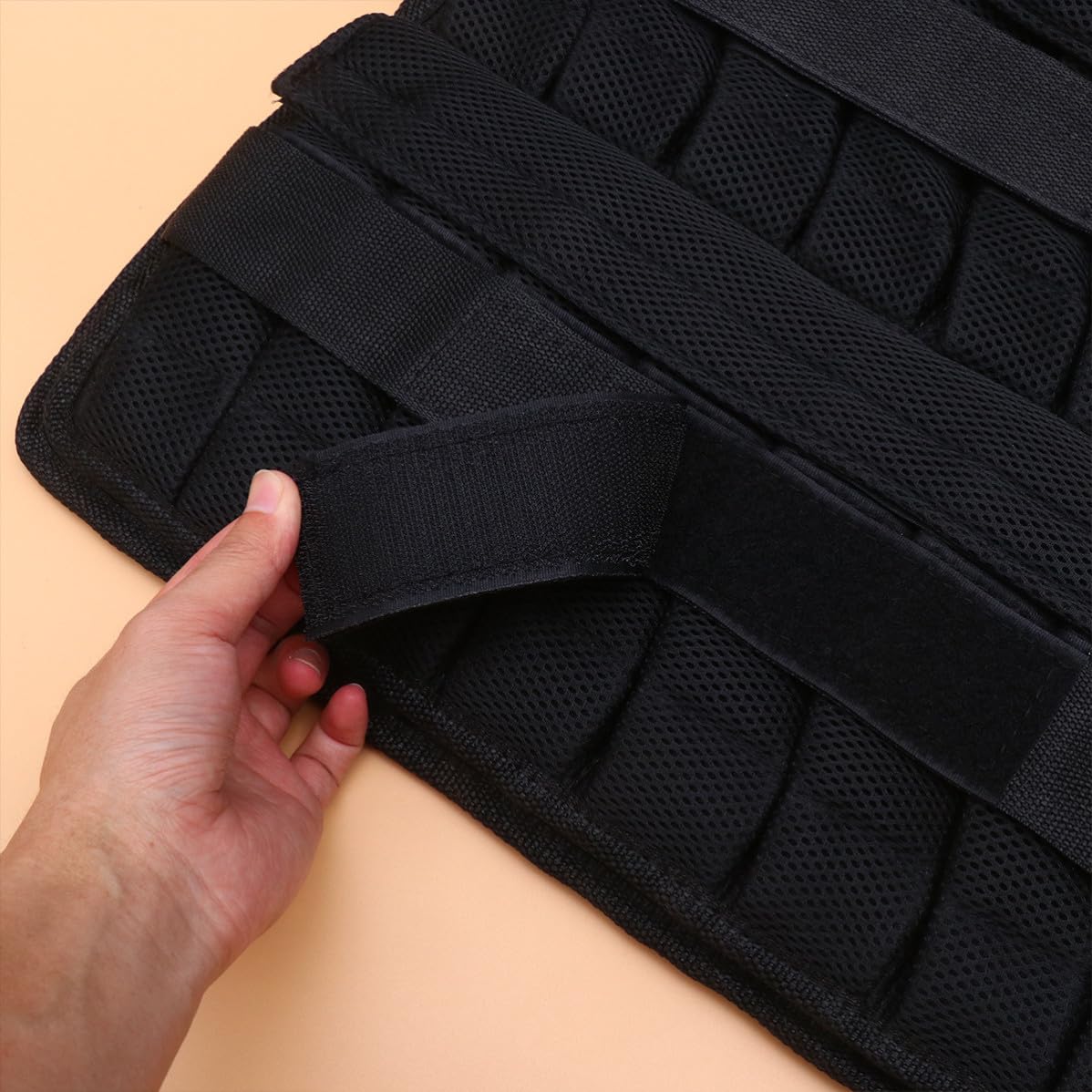 HOMSFOU Chaleco Lastrado Deportivo Capacidad 35kg para Entrenamiento y Running Material de Algodón y Malla Transpirable, Diseño Único y Anti-Desgaste para Hombres y Mujeres