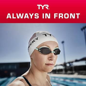 TYR LCWAGCA074ALL Cstc Adult Goggle Se SMK/BLK OS