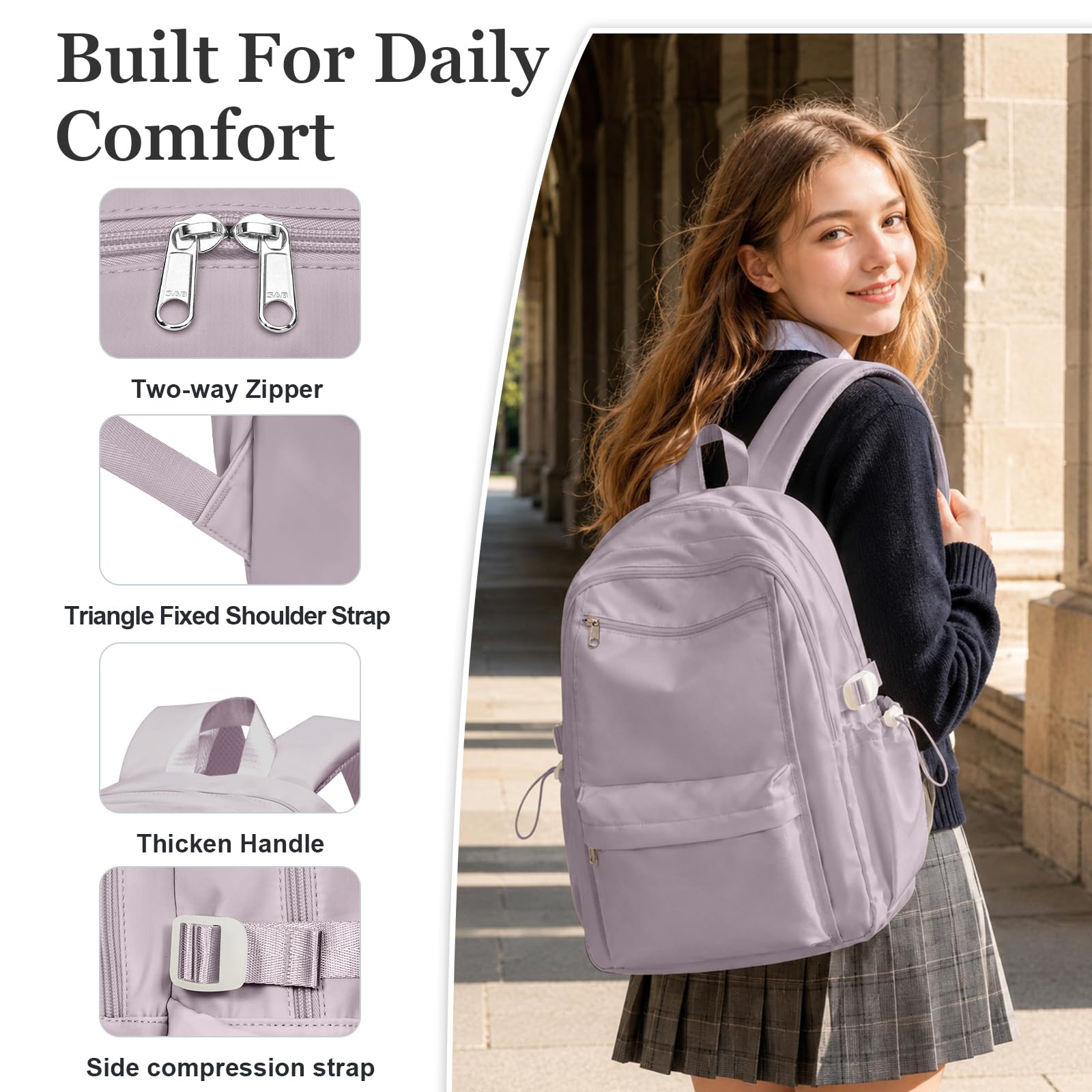 Lendolk Mochila escolar para niños y niñas