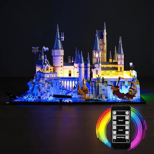 Miniatura 6 de BrickBling Kit de iluminación LED para Lego Castle and Grounds Building Set, versión musical luces compatibles con Lego 76419 - Luces solamente, sin