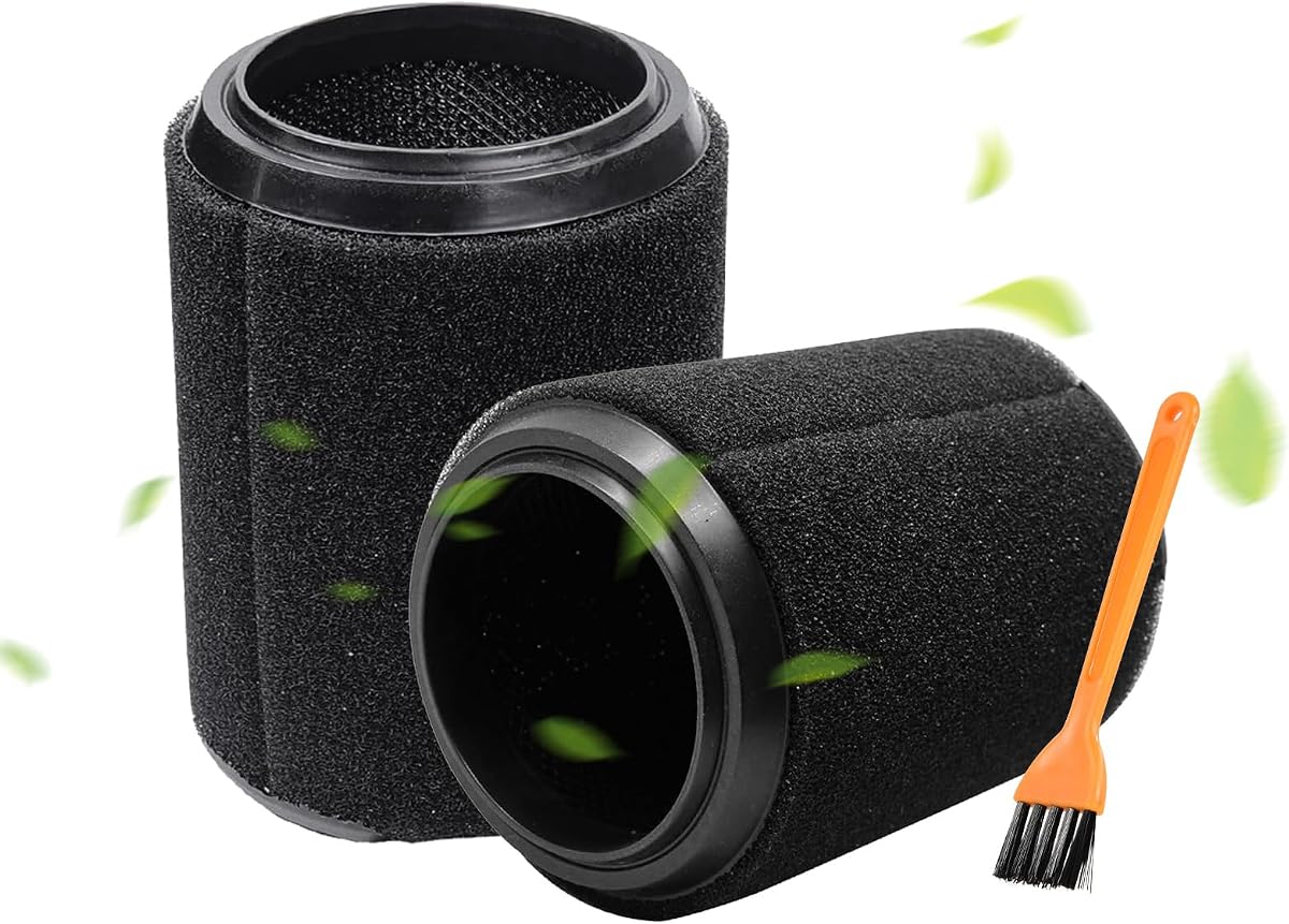 2Pack VF7000 Filter,VF7000 Replacement Filter Compatible with Ridgid Shop Vac 5-20 Gallon and Husky 6-9 Gallon Wet/Dry Vacuums,Wet Pick Up Filter,Foam Wet Application Filter