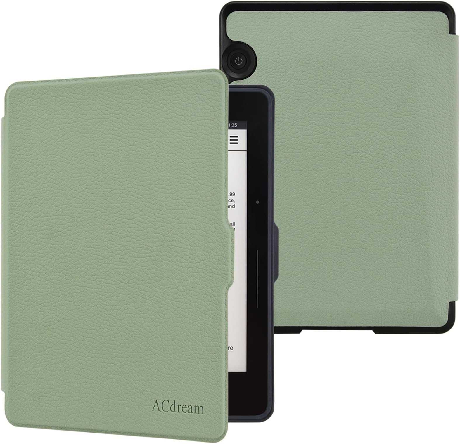 ACdream Case for Kindle Voyage, The Thinnest and Lightest Premium PU Leather Cover Case for Kindle Voyage, Auto Wake Sleep Feature, Agave Green