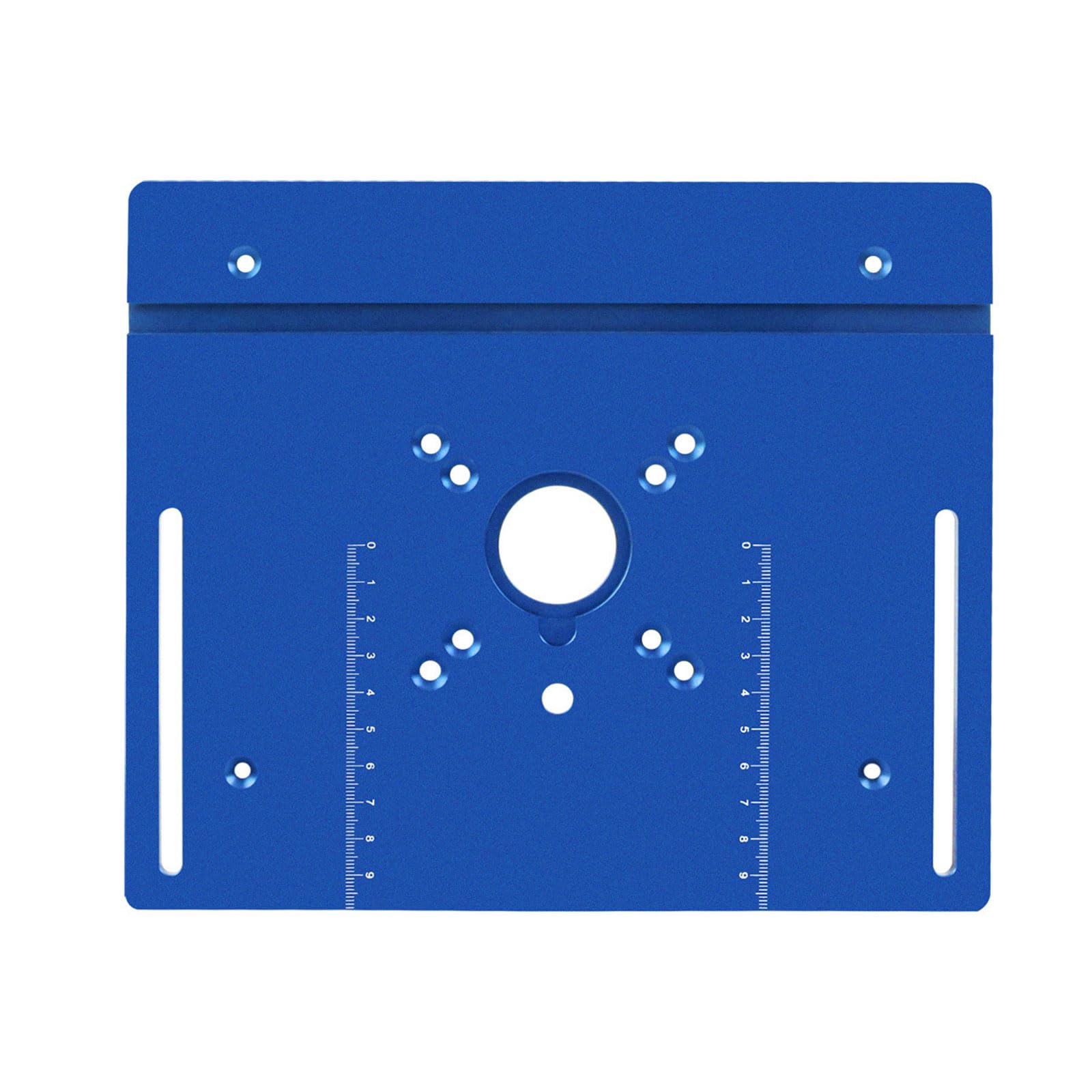 Router Table Insert Plate Aluminum Woodworking Router Table Flipping Plate for Trimmer Woodworking Wood Tool Fence Guide