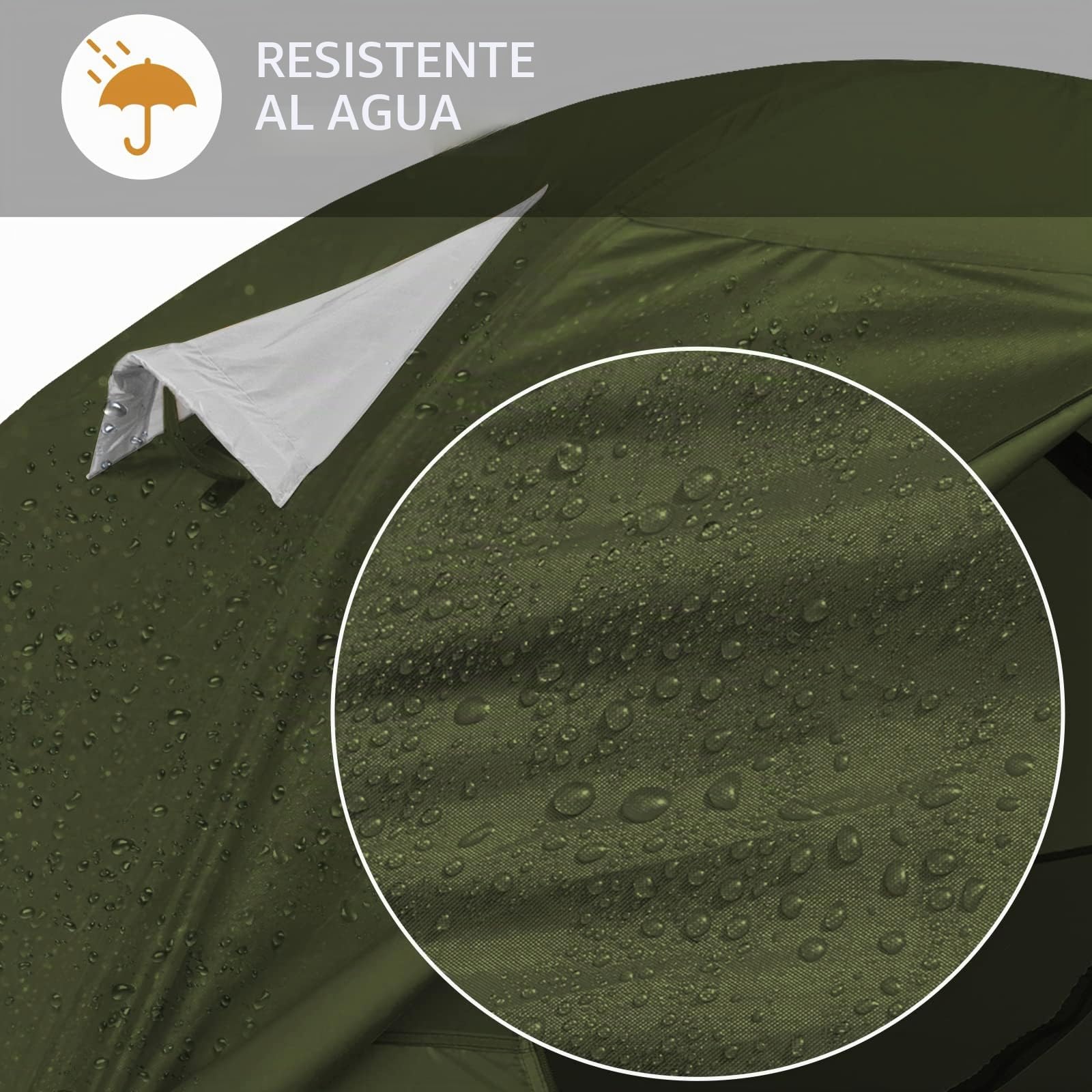 Bessport Tienda de campaña para 1-2 Persona, Ultraligera, Impermeable, Ligera, fácil de Instalar, 3 Estaciones, ventilada, Apta para Senderismo y montañismo al Aire Libre