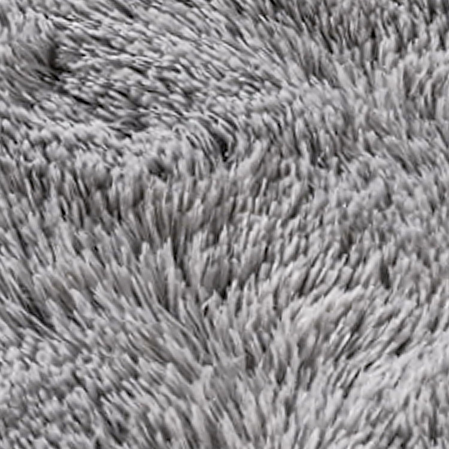 Zentavio Area Rugs for Living Room Grey Rugs for Bedroom 4x6 Carpet Fluffy Furry Soft Shag Aesthetic Plush High Pile Gray Throw Rug for Nursery Kids Room Dorm
