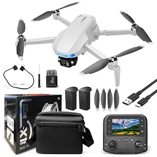 Drone S-X1 GPS Câmera 4K Fluxo Óptico com Tela