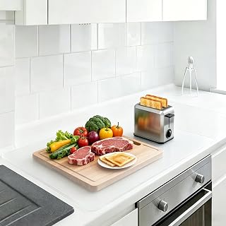 Silicone Mat 120x60cm Large Non-Slip Mat Kitchen Thickness 2mm Heat Resistant Silicone Work Mat Craft Mats for Kitchen Craft Workbench (Transparent)
