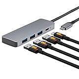Amazon Basics USB-Hub-Dock für USB 3.2/3.1 2. Generation, 10 Gbit/s, USB-C auf 1 x USB-C / 3 x...